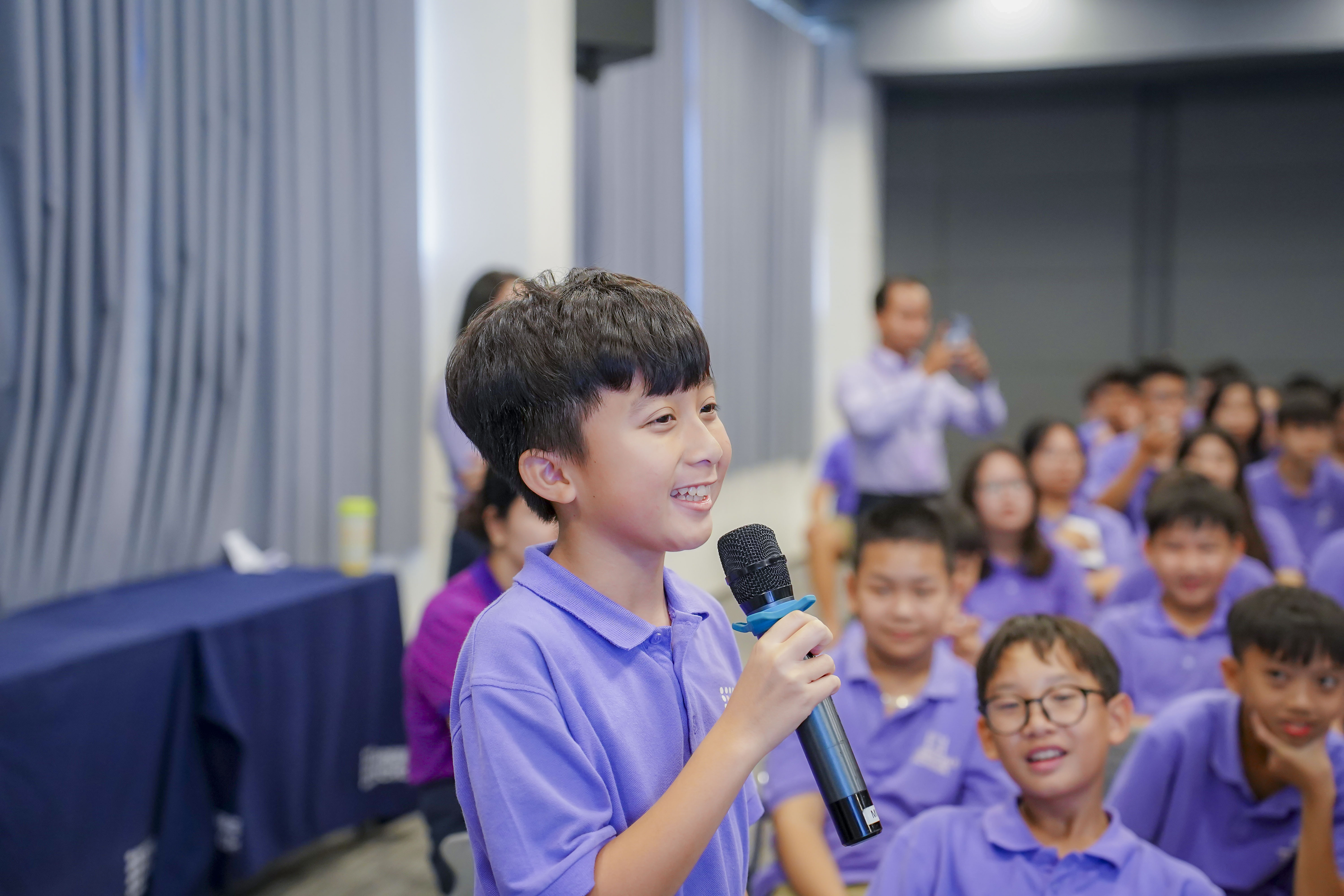 hoc-sinh-greenfield-school-chia-se-tai-workshop